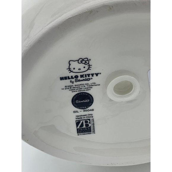 Sanrio Hello Kitty Large Ceramic Planter Pot Pink Bow - Picture 7 of 12